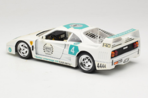 Ferrari F40 4444 Tage Garanta #4 Bianco Bburago 1:18 3332-W5 Pressofusione — immagine 7 di 8