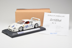 Ferrari F40 Autoliv Bianco Edizione Limitata 150 pz Exclusive Cars 1:18 EC001 Pressofusione — immagine 9 di 9