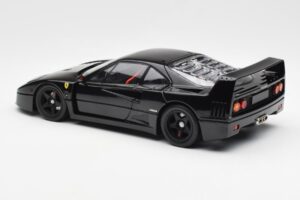 Ferrari F40 Nero Kyosho 1:18 08416BK Pressofusione — immagine 9 di 10