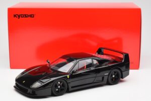 Ferrari F40 Nero Kyosho 1:18 08416BK Pressofusione — immagine 10 di 10