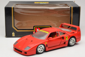 Ferrari F40 Club Deutschland Rosso Bburago 1:18 3032-L3 Pressofusione — immagine 8 di 8