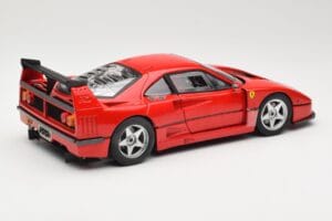 Ferrari F40 Competizione Test Version Rosso Hot Wheels 1:18 P9922 Pressofusione — immagine 3 di 8