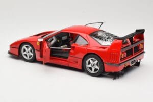 Ferrari F40 Competizione Test Version Rosso Hot Wheels 1:18 P9922 Pressofusione — immagine 5 di 8
