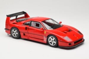 Ferrari F40 Competizione Test Version Rosso Hot Wheels 1:18 P9922 Pressofusione — immagine 6 di 8