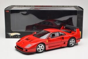 Ferrari F40 Competizione Test Version Rosso Hot Wheels 1:18 P9922 Pressofusione — immagine 8 di 8