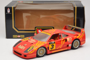 Ferrari F40 Evoluzione #3 Brummel Rosso 1987 Bburago 1:18 3022-P2 Pressofusione — immagine 8 di 8
