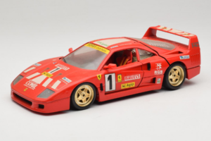 Ferrari F40 Evoluzione #1 Pirelli Rosso 1992 Bburago 1:18 3042-P1 Pressofusione