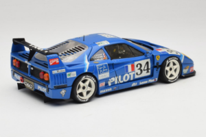 Ferrari F40 Evoluzione #34 Blu Custom 1987 Bburago 1:18 3032-C1 Pressofusione — immagine 3 di 8