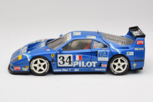 Ferrari F40 Evoluzione #34 Blu Custom 1987 Bburago 1:18 3032-C1 Pressofusione — immagine 4 di 8