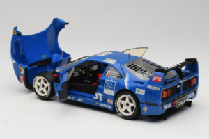 Ferrari F40 Evoluzione #34 Blu Custom 1987 Bburago 1:18 3032-C1 Pressofusione — immagine 5 di 8