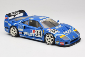 Ferrari F40 Evoluzione #34 Blu Custom 1987 Bburago 1:18 3032-C1 Pressofusione — immagine 6 di 8