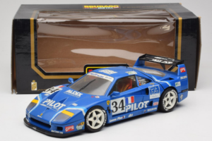 Ferrari F40 Evoluzione #34 Blu Custom 1987 Bburago 1:18 3032-C1 Pressofusione — immagine 8 di 8