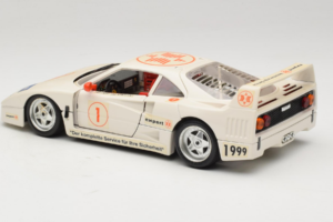 Ferrari F40 #1 Expert Bianco 1987 Bburago 1:18 3332-W2 Pressofusione — immagine 7 di 8