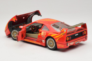 Ferrari F40 #3 F. Kroymans Ferrari Imports Kroymans BBS Wheels Rosso 1987 Bburago 1:18 3032-H1 Pressofusione — immagine 5 di 8