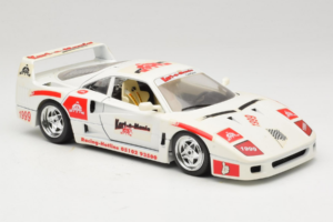 Ferrari F40 Kart-o-Mania Bianco Bburago 1:18 3332-W3 Pressofusione — immagine 6 di 8