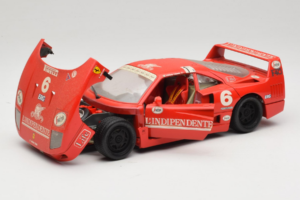 Ferrari F40 #6 V. Colombo L'Indipendente Rosso 1987 Bburago 1:18 3032-L1 Pressofusione — immagine 2 di 8