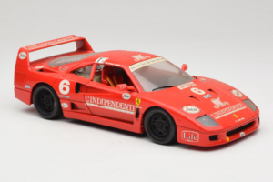 Ferrari F40 #6 V. Colombo L'Indipendente Rosso 1987 Bburago 1:18 3032-L1 Pressofusione — immagine 6 di 8