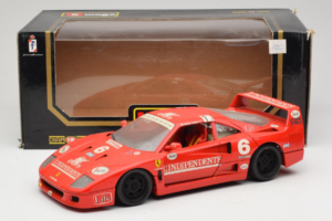 Ferrari F40 #6 V. Colombo L'Indipendente Rosso 1987 Bburago 1:18 3032-L1 Pressofusione — immagine 8 di 8