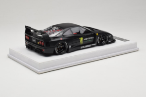 Ferrari F40 LB Works Monster Energy Matt Black BBA 1:18 REMC026 Resina — immagine 3 di 7