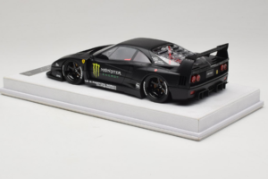 Ferrari F40 LB Works Monster Energy Matt Black BBA 1:18 REMC026 Resina — immagine 5 di 7
