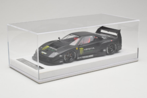 Ferrari F40 LB Works Monster Energy Matt Black BBA 1:18 REMC026 Resina — immagine 6 di 7