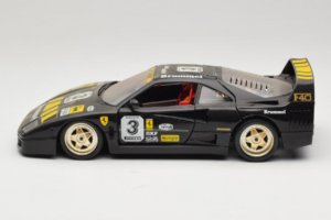 Ferrari F40 Magneti Marelli #3 Nero Bburago 1:18 3022-B1 Pressofusione — immagine 4 di 8