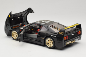 Ferrari F40 Magneti Marelli #3 Nero Bburago 1:18 3022-B1 Pressofusione — immagine 5 di 8