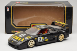 Ferrari F40 Magneti Marelli #3 Nero Bburago 1:18 3022-B1 Pressofusione — immagine 8 di 8