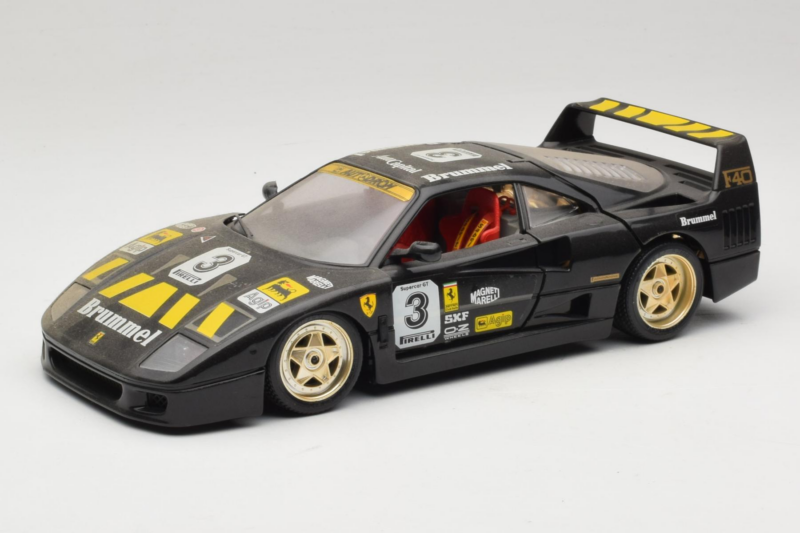 Ferrari F40 Magneti Marelli #3 Nero Bburago 1:18 3022-B1 Pressofusione