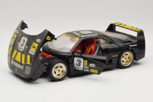 Ferrari F40 Magneti Marelli #3 Nero Bburago 1:18 3022-B1 Pressofusione — immagine 2 di 8