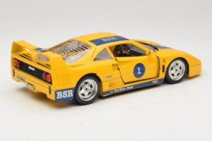 Ferrari F40 #1 Giallo Bauer Edizione Limitata 100 pezzi Bburago 1:18 BSR001 Pressofusione — immagine 3 di 8