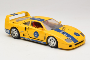 Ferrari F40 #1 Giallo Bauer Edizione Limitata 100 pezzi Bburago 1:18 BSR001 Pressofusione — immagine 6 di 8