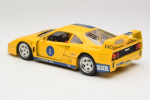Ferrari F40 #1 Giallo Bauer Edizione Limitata 100 pezzi Bburago 1:18 BSR001 Pressofusione — immagine 7 di 8