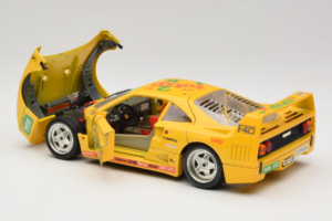 Ferrari F40 Totip Jolly Club #2 Giallo Bburago 1:18 3332-Y1 Pressofusione — immagine 5 di 8