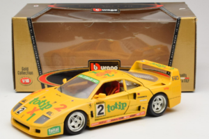 Ferrari F40 Totip Jolly Club #2 Giallo Bburago 1:18 3332-Y1 Pressofusione — immagine 8 di 8