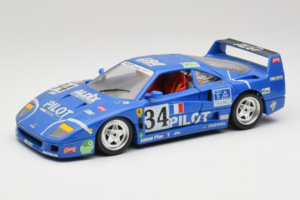 Ferrari F40 #34 M. Ferte / Thavenin / Palau Pilot Blu 1987 Bburago 1:18 3032-B1 Pressofusione