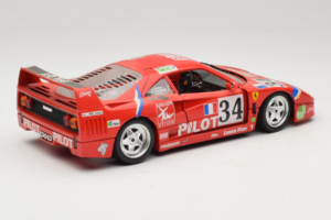 Ferrari F40 LM Pilot #34 Ferte / Thavenin / Palau 24 Hours of Le Mans 1995 Rosso Bburago 1:18 3032-P3 Pressofusione — immagine 3 di 8