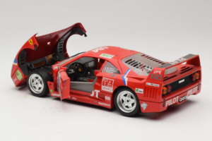 Ferrari F40 LM Pilot #34 Ferte / Thavenin / Palau 24 Hours of Le Mans 1995 Rosso Bburago 1:18 3032-P3 Pressofusione — immagine 5 di 8