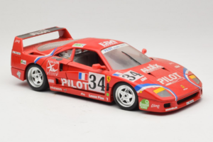 Ferrari F40 LM Pilot #34 Ferte / Thavenin / Palau 24 Hours of Le Mans 1995 Rosso Bburago 1:18 3032-P3 Pressofusione — immagine 6 di 8