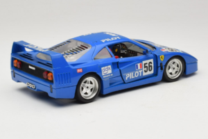 Ferrari F40 Pilot #56 Blu Bburago 1:18 3332-BL1 Pressofusione — immagine 3 di 8