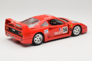 Ferrari F40 #56 Pilot Rosso 1987 Bburago 1:18 3332-P2 Pressofusione — immagine 3 di 8