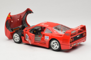 Ferrari F40 #56 Pilot Rosso 1987 Bburago 1:18 3332-P2 Pressofusione — immagine 5 di 8