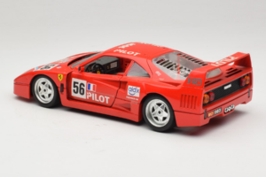 Ferrari F40 #56 Pilot Rosso 1987 Bburago 1:18 3332-P2 Pressofusione — immagine 7 di 8