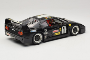 Ferrari F40 Pirelli Agip #1 Nero Bburago 1:18 3332-B1 Pressofusione — immagine 3 di 8