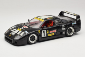 Ferrari F40 Pirelli Agip #1 Nero Bburago 1:18 3332-B1 Pressofusione