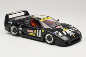 Ferrari F40 Pirelli Agip #1 Nero Bburago 1:18 3332-B1 Pressofusione — immagine 6 di 8