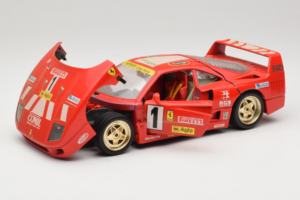 Ferrari F40 Evoluzione #1 Pirelli Agip Rosso con Ruote Oro 1992 Bburago 1:18 3042-P2 Pressofusione — immagine 2 di 8