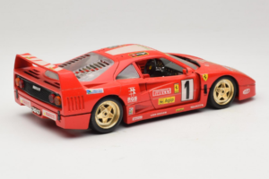 Ferrari F40 Evoluzione #1 Pirelli Agip Rosso con Ruote Oro 1992 Bburago 1:18 3042-P2 Pressofusione — immagine 3 di 8