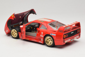 Ferrari F40 Evoluzione #1 Pirelli Agip Rosso con Ruote Oro 1992 Bburago 1:18 3042-P2 Pressofusione — immagine 5 di 8