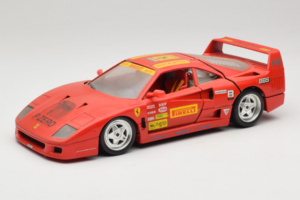Ferrari F40 Pirelli BBS Rosso Bburago 1:18 3032-P4 Pressofusione